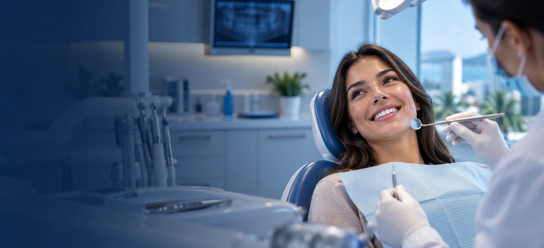 Paciente em atendimento odontológico